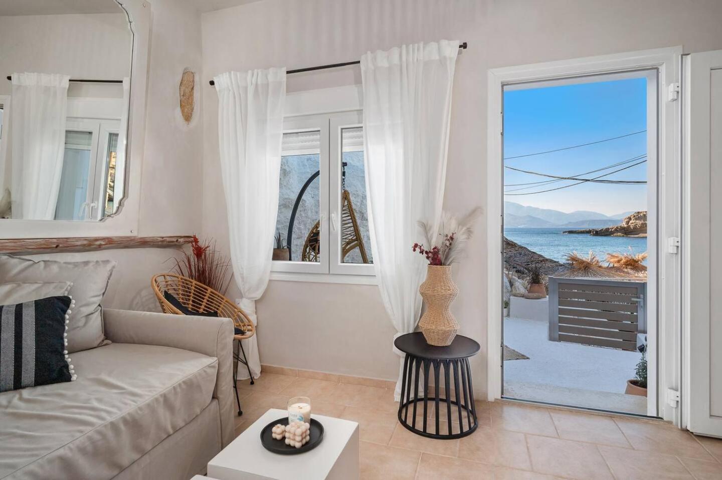 Casa Grotta With Sea & Cave View Hotel Matala Eksteriør billede
